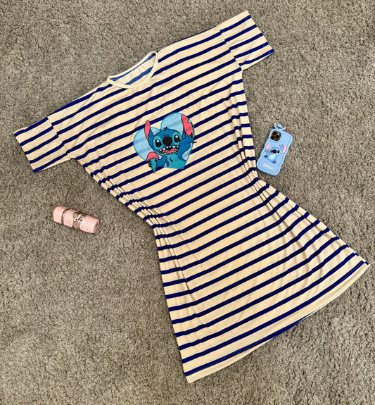 Half-sleeve Dress